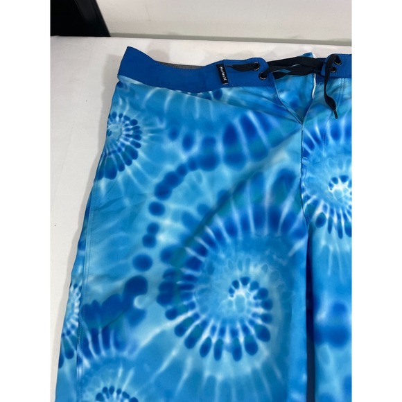 Boys Big Kids Hurley Tie Dye Board Shorts Swim Trunks Blue‎ Size 20 - Picture 4 of 6